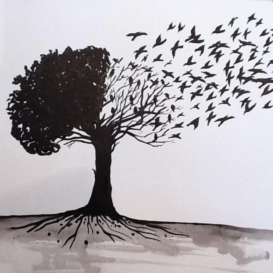Рисунок черно белой краской. Дерево рисунок. Дерево эскиз. Черно белые картины деревья. Силуэт дерева.