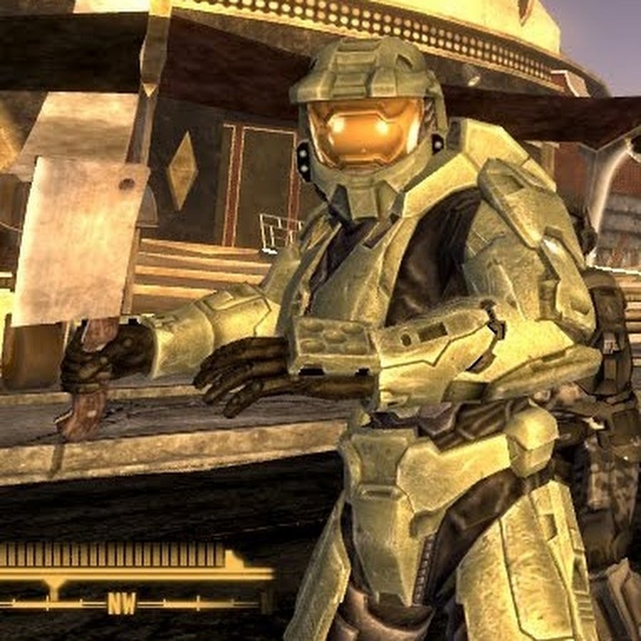 Halo's mods. Fallout Halo Spartan HUD.
