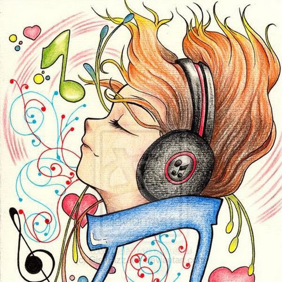 Говори любую музыку. Иллюстрации на музыкальную тему. Музыкальные рисунки. Музыка рисунок. Рисунки с наушниками.