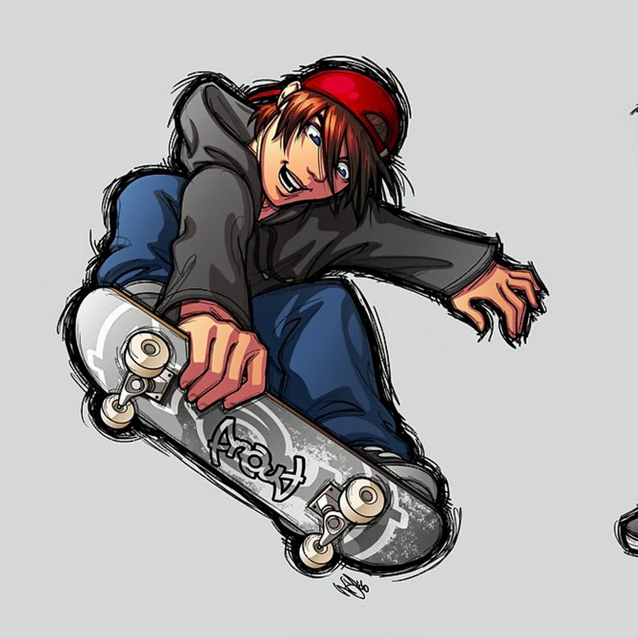 Яой скейтер. Скейтеры рисунки. Мультяшный скейтер. Мальчик на скейте арт.