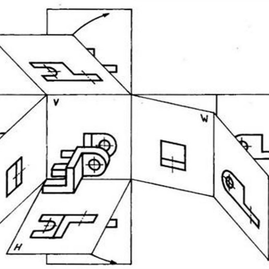 Рисунок расположение. Расположение видов на чертеже. Расположение видов проекций на чертеже. Главный вид сбоку и сверху. Черчение расположение видов на чертеже.