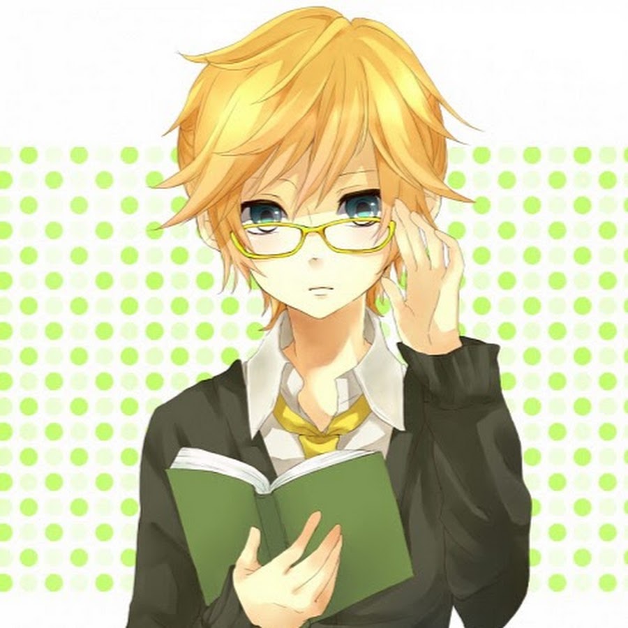 Boy kagamine len. Лен Кагамине в очках. Кагамине лен в очках ботаник. Аниме с очками парень блондин. Блондин в очках арт.