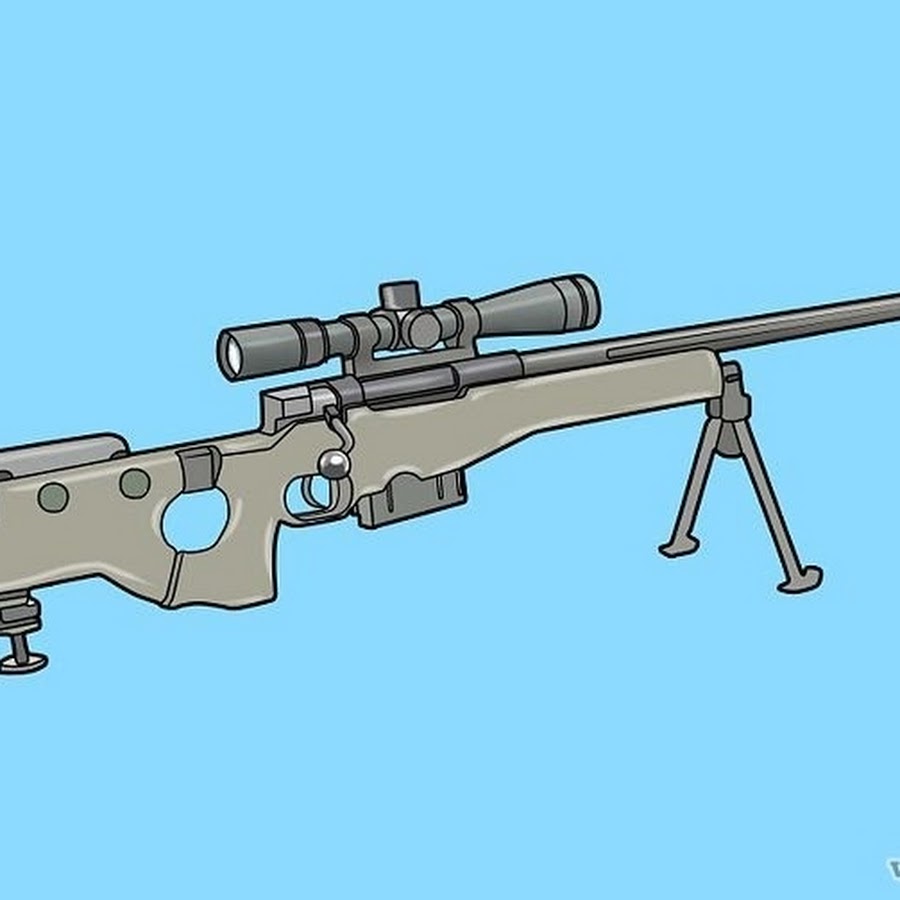 рисунок снайперской винтовки awp фото 93