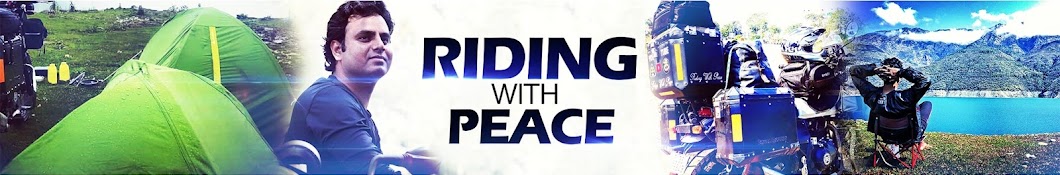 Riding with Peace Banner