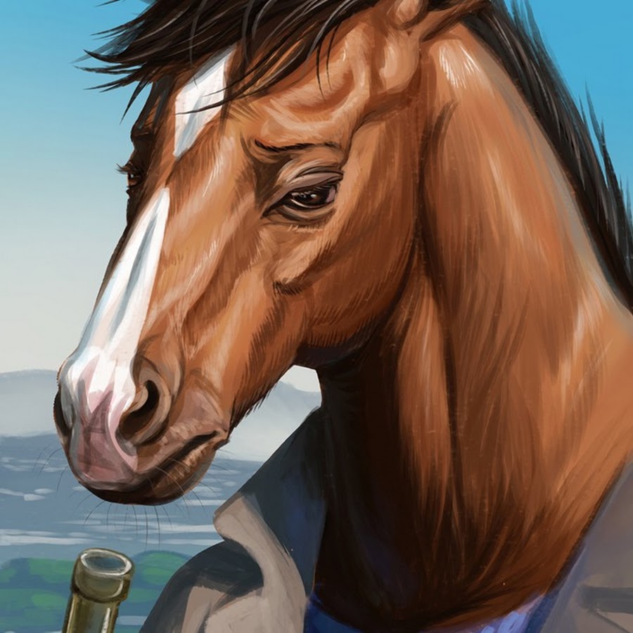 Фурри лошадь портрет