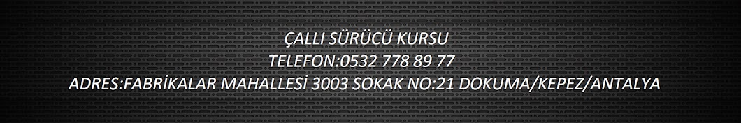 Çallı Sürücü Kursu