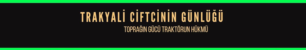 Trakyalı çiftçinin Günlüğü