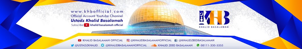 Khalid Basalamah Official Banner