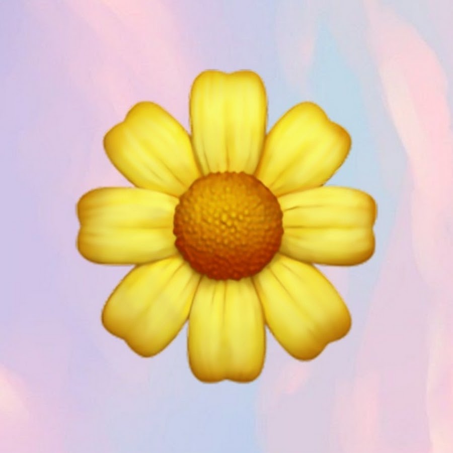 Смайлик цветок