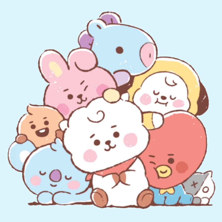 как нарисовать манга bt21 фото 45