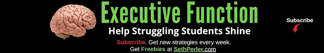 Executive Function, ADHD, 2e. Seth Perler Banner